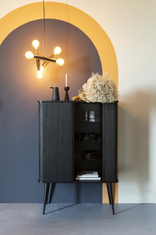 Schrank 'Barbier' - Schwarz