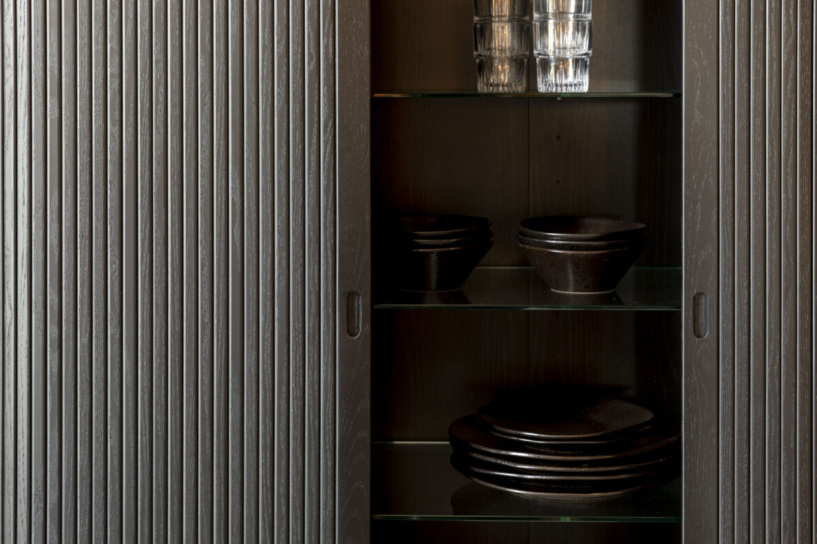 Schrank 'Barbier' - Schwarz