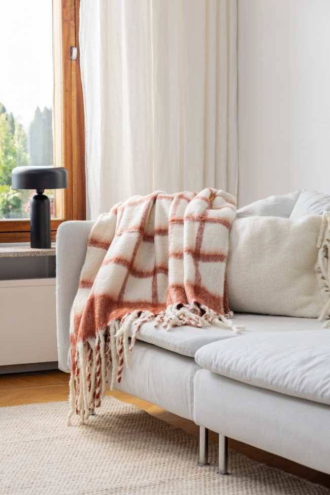 Tagesdecke 'Rachel', 130 x 170 cm – Rosa