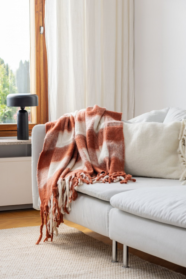 Tagesdecke 'Phoebe' 130 x 170 cm – Rosa