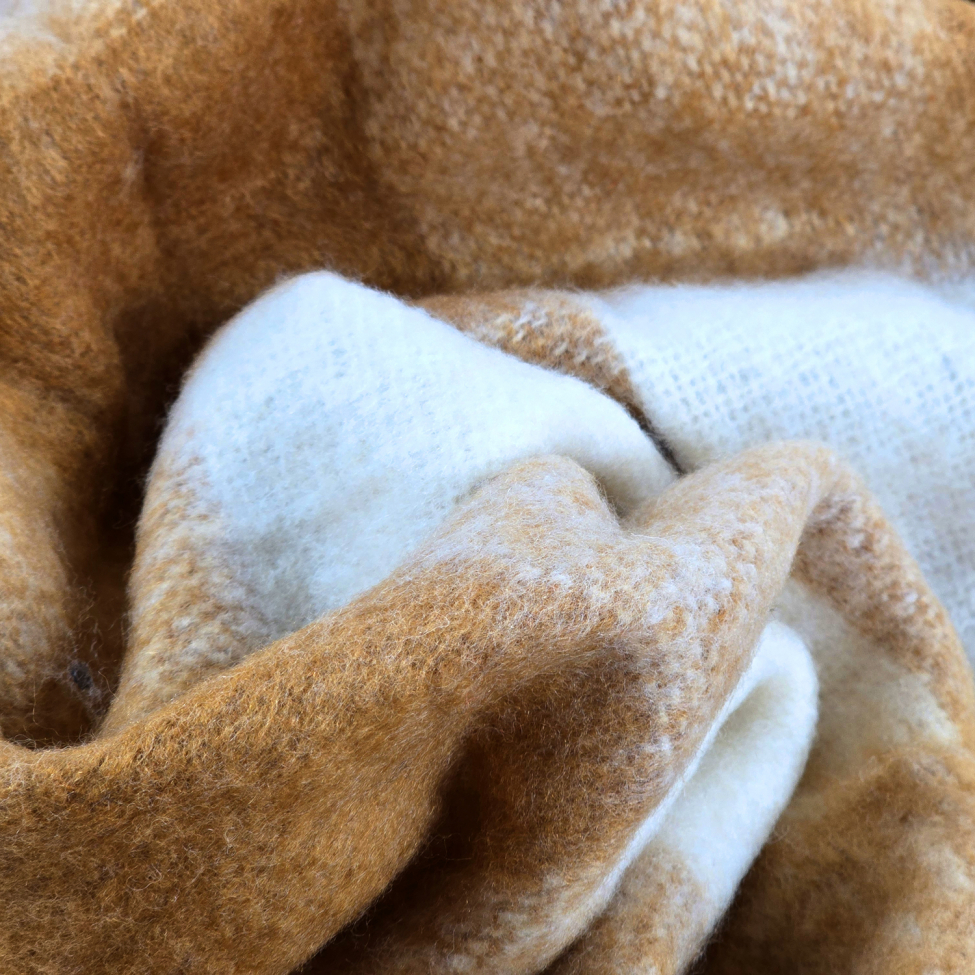 Überwurf 'Phoebe' 130x170cm - Gelb