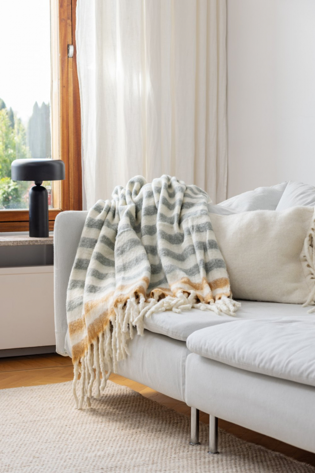 Tagesdecke 'Monica' 130 x 170 cm – Gelb