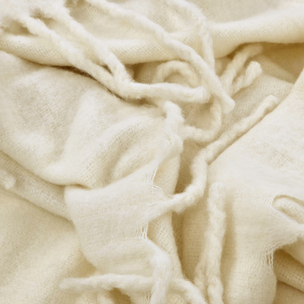 Karomuster 'Samantha', 130 x 170 cm – Weiß