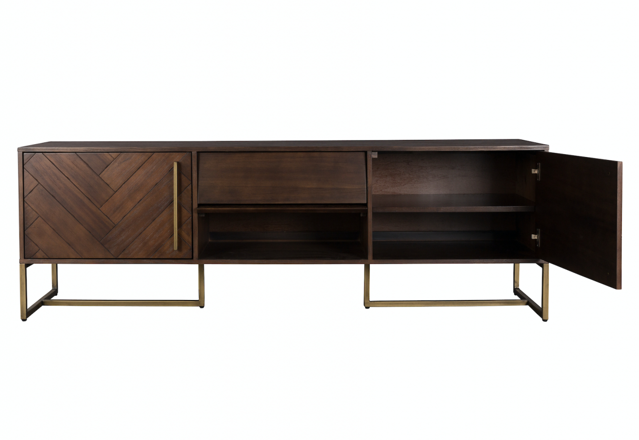 Sideboard 'Klasse' - Akazienholz / Messing | Tische - Flur - ZI