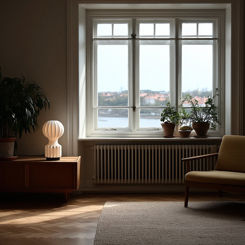 Lampe 'Senigallia' S - Weiß/Schwarz