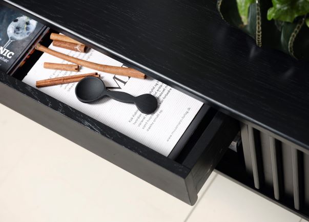 TV-Bank 'Lomma' - Schwarz