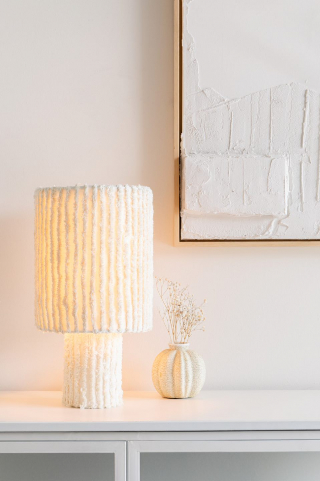 Tischlampe 'Arjun' - Beige 
