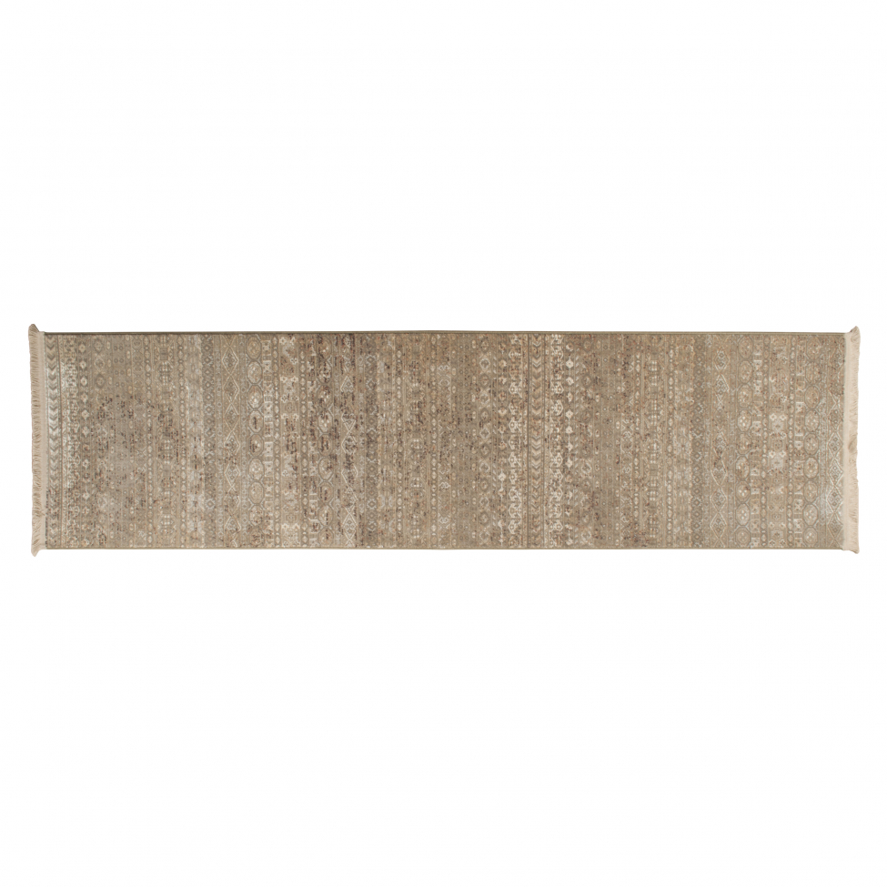 Teppich 'Shisa' 67x245 - Wald/Beige