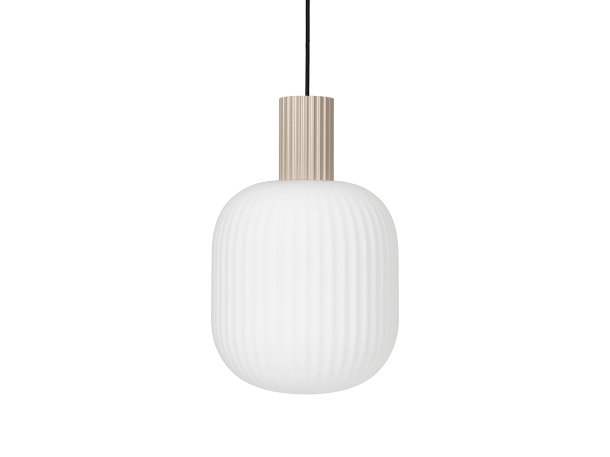 Deckenleuchte 'Lolly' 42cm - Beige/Weiß