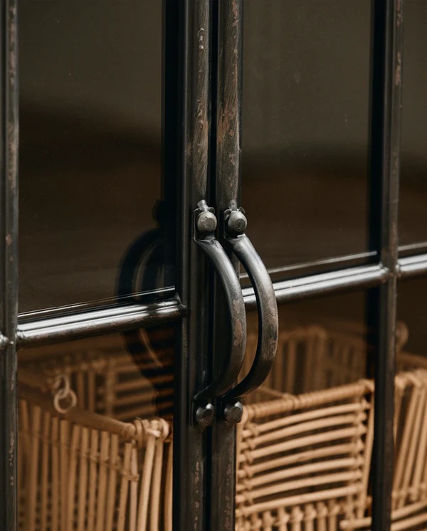 Schrank 'Downtown Black' 2 - Schwarz