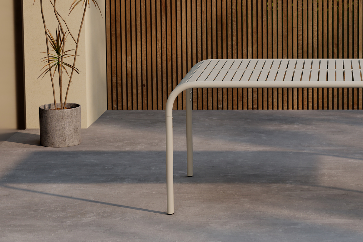 Gartentisch 'Pego' 200x100cm - Beige