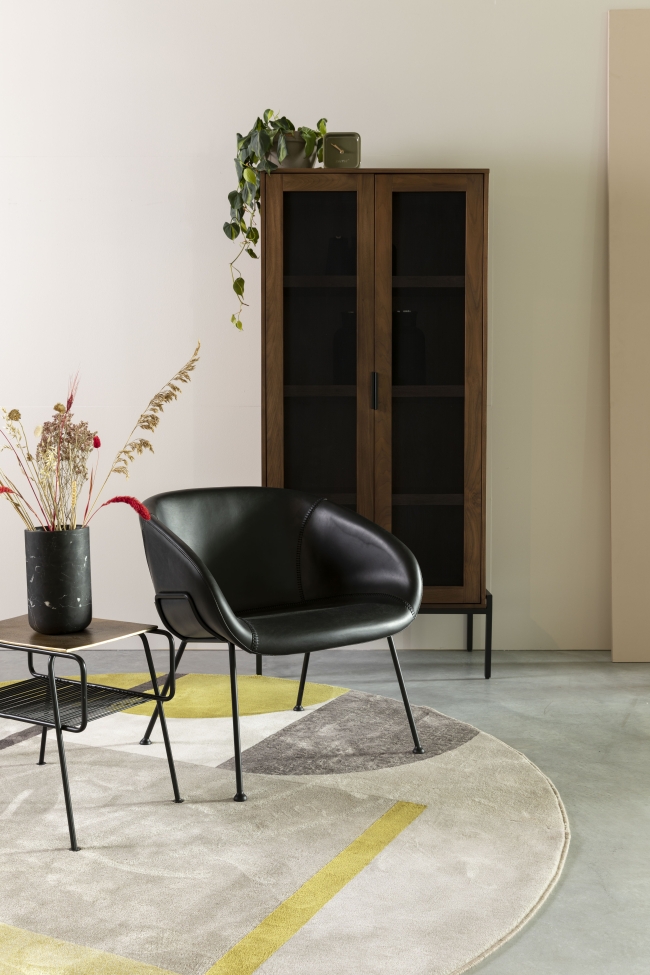 Teppich 'Hilton' 240cm - Grau/Gelb