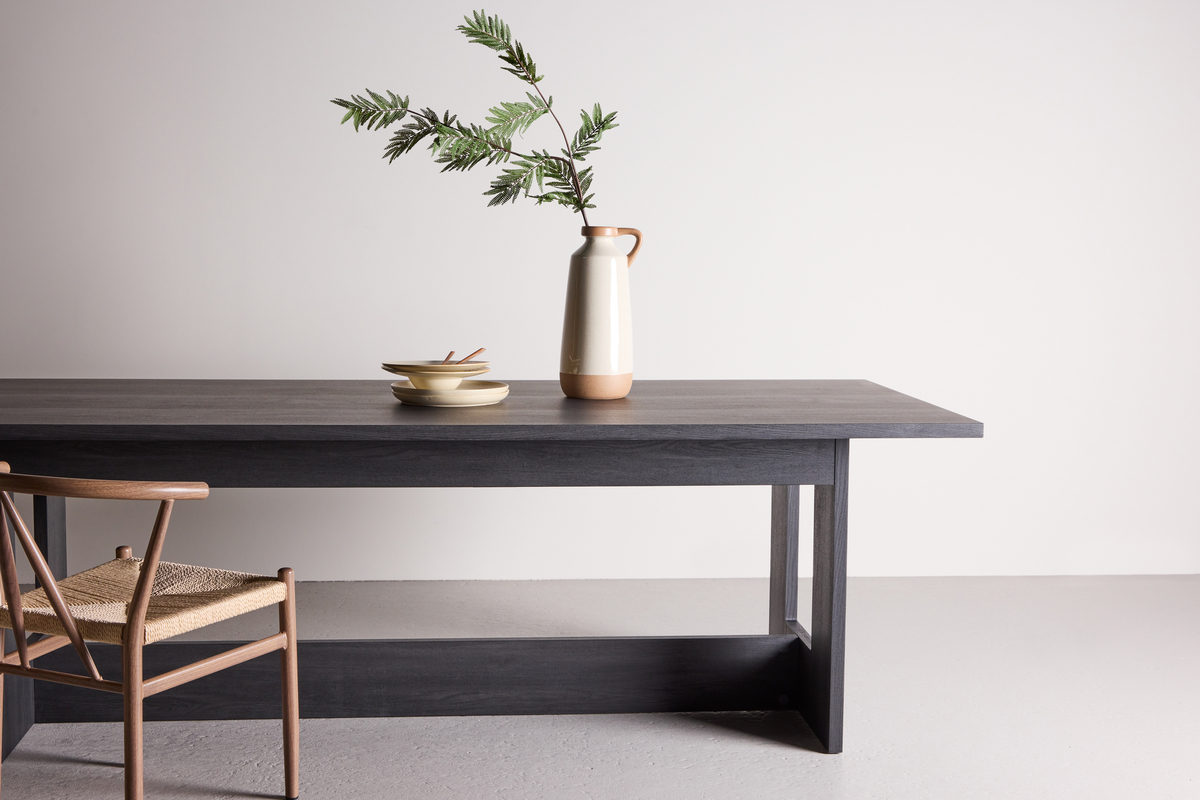 Esstisch 'Lindholmen' 235x100cm - Schwarz