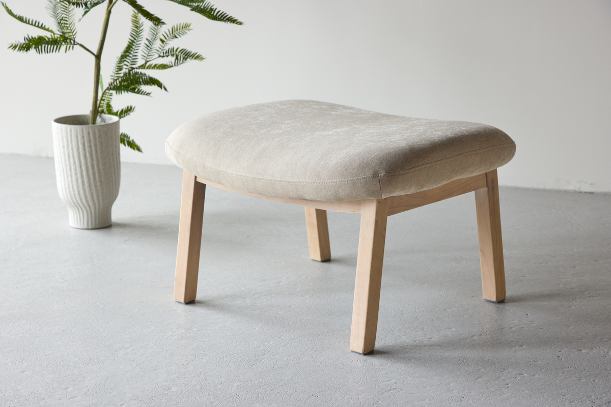 Fußhocker 'Lecce' - Beige