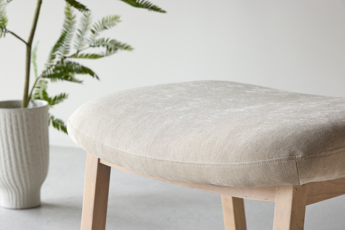 Fußhocker 'Lecce' - Beige
