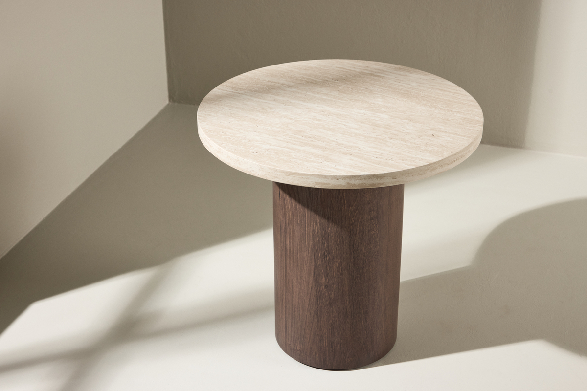 Couchtisch 'Noli' Rund 50cm - Beige