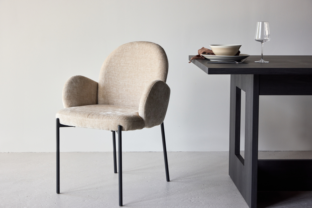 Stuhl 'Siljan' - Beige