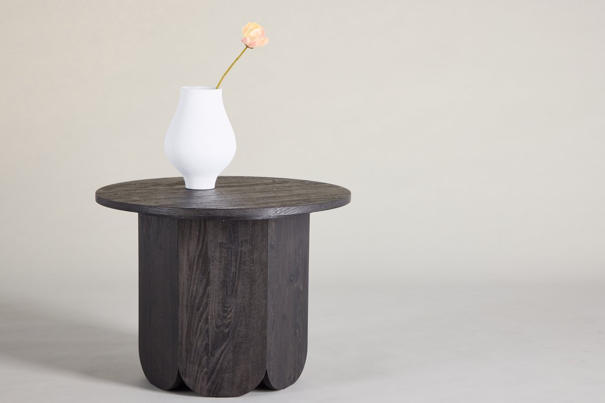 Couchtisch 'Björkvik' Rund 60cm - Schwarz