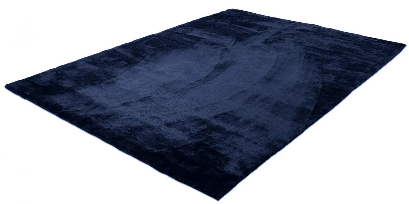 Hochflorteppich 'Aranga Super Soft' 140x200cm - Dunkelblau