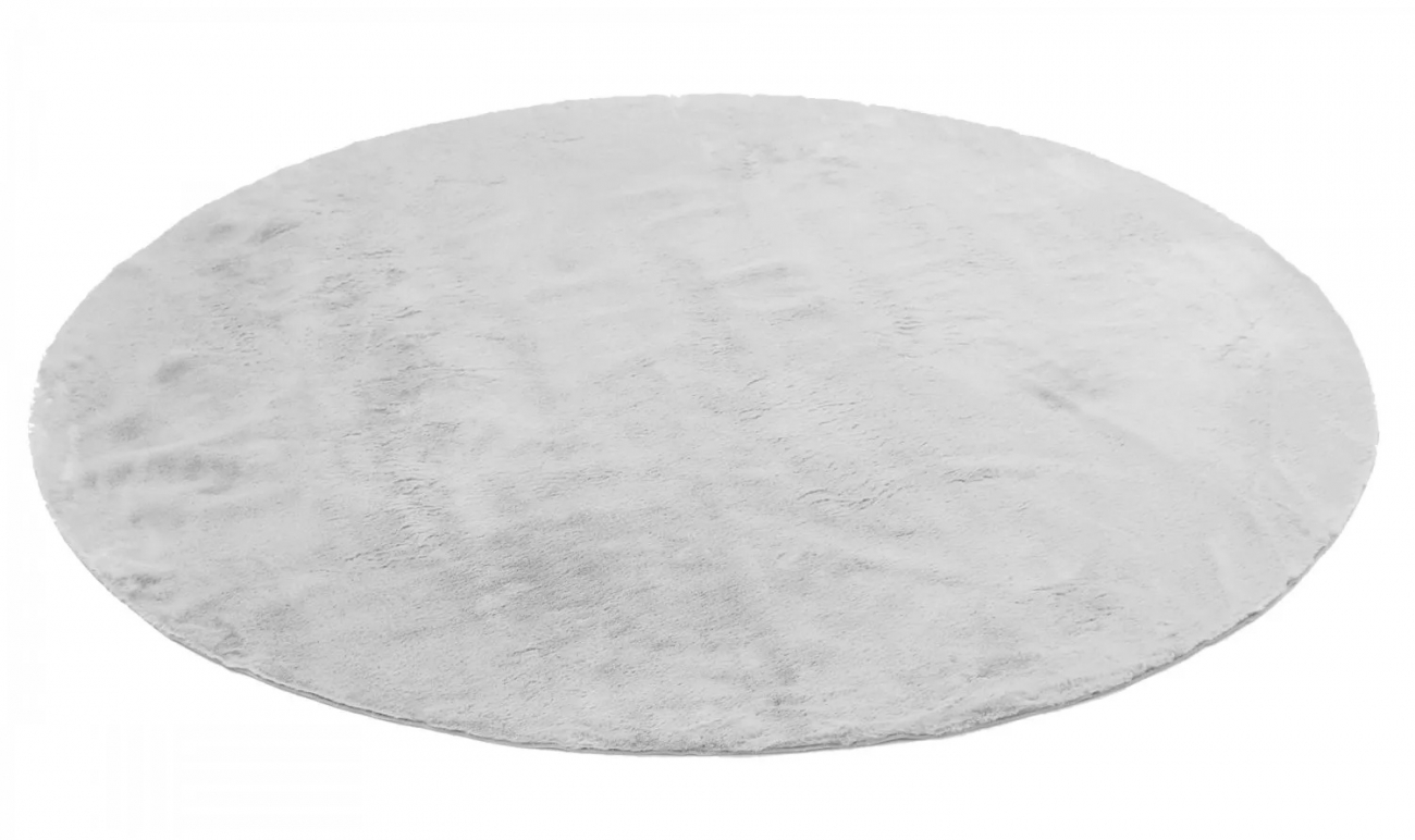 Runder Teppich 'Aranga Super Soft' 200cm – Grau