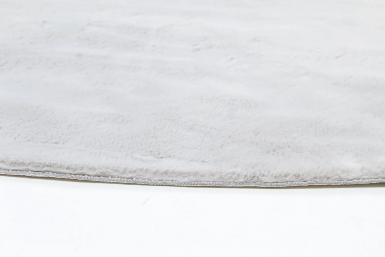 Runder Teppich 'Aranga Super Soft' 200cm – Grau