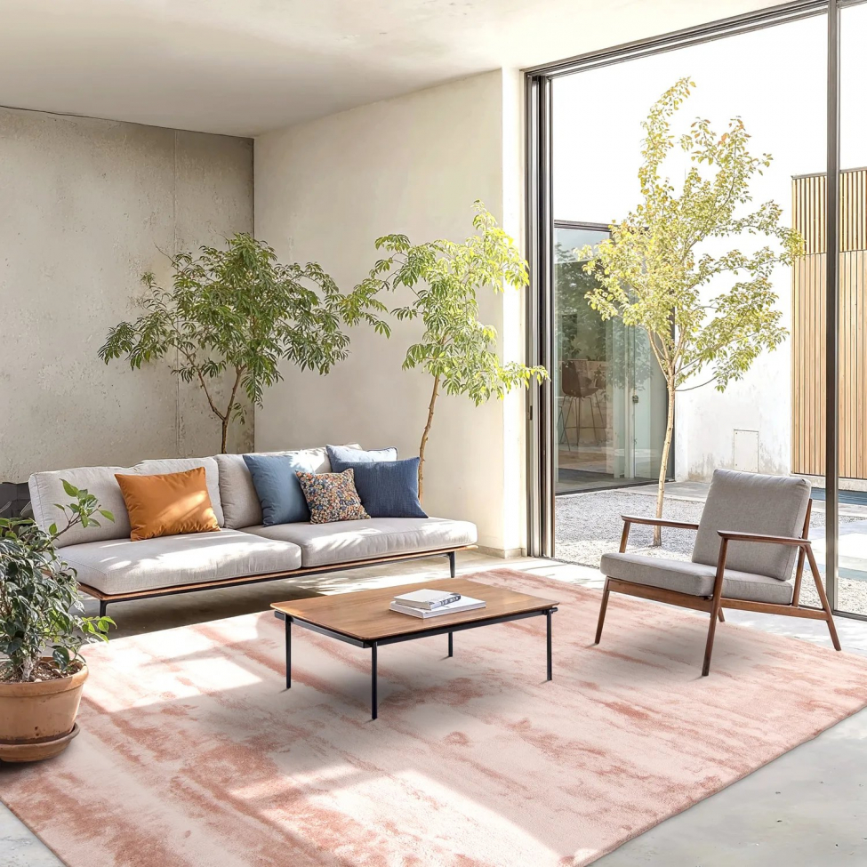 Ryan Matte 'Aranga Super Soft Fur' 80x160cm - Rosa