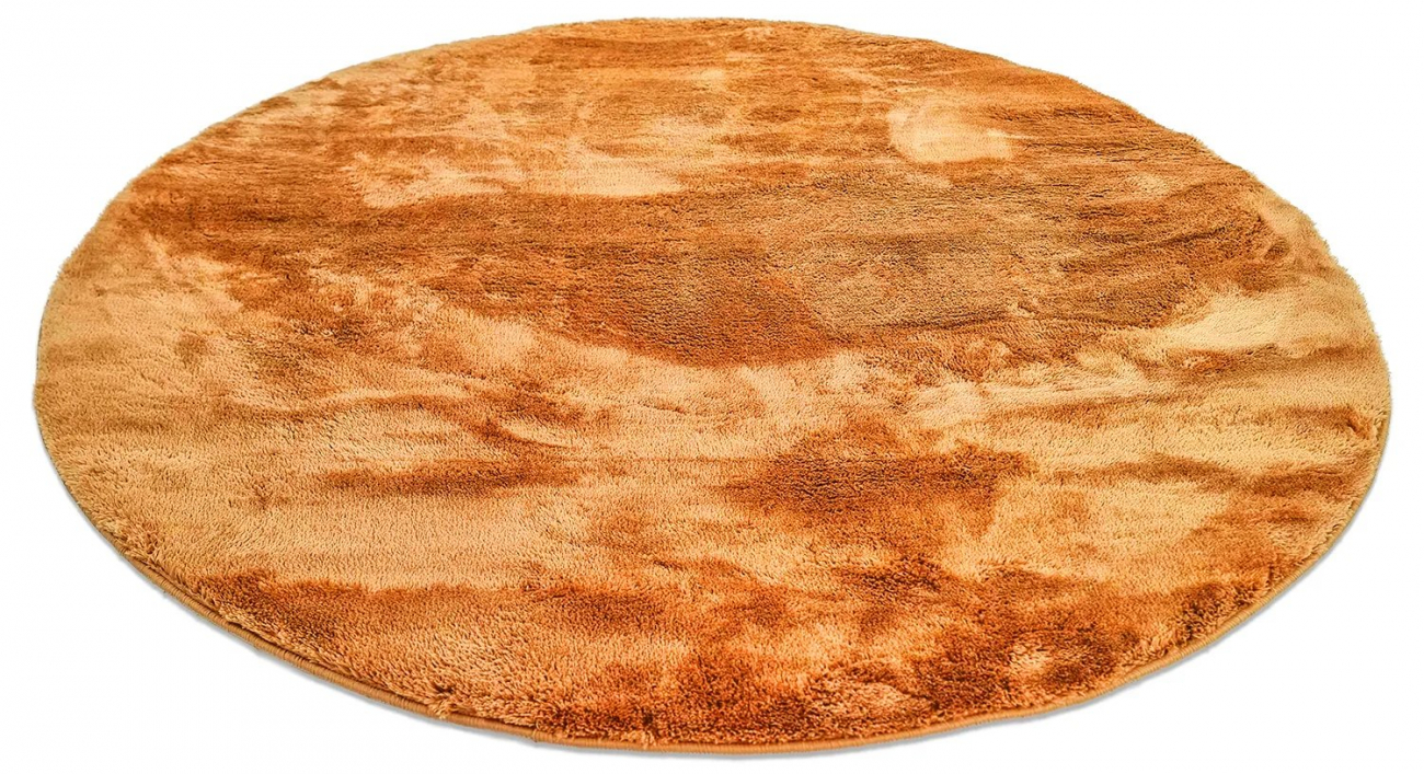 Runde Matte 'Aranga Super Soft' 80cm – Orange