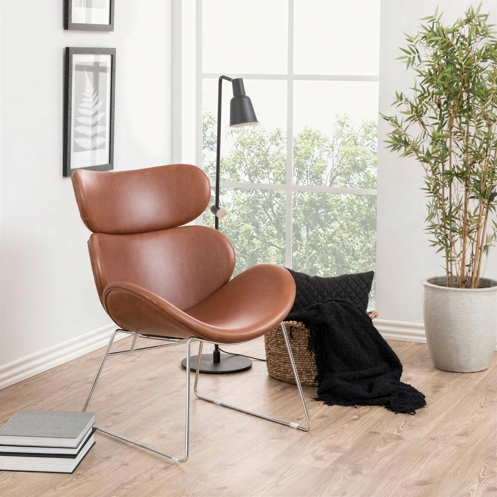 Sessel 'Hushum' 85cm - Braun