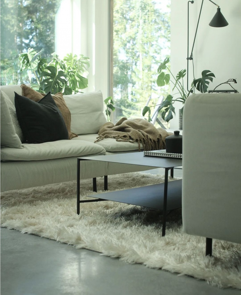Hochflorteppich 'Janjira' 300x400cm - Offwhite