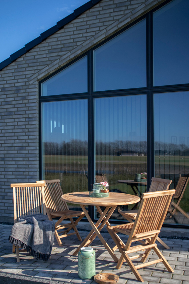 Gartentisch 'Oviedo' Rund 100cm - Eiche