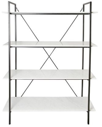 Regal 'Milan' - Schwarz/Weiß