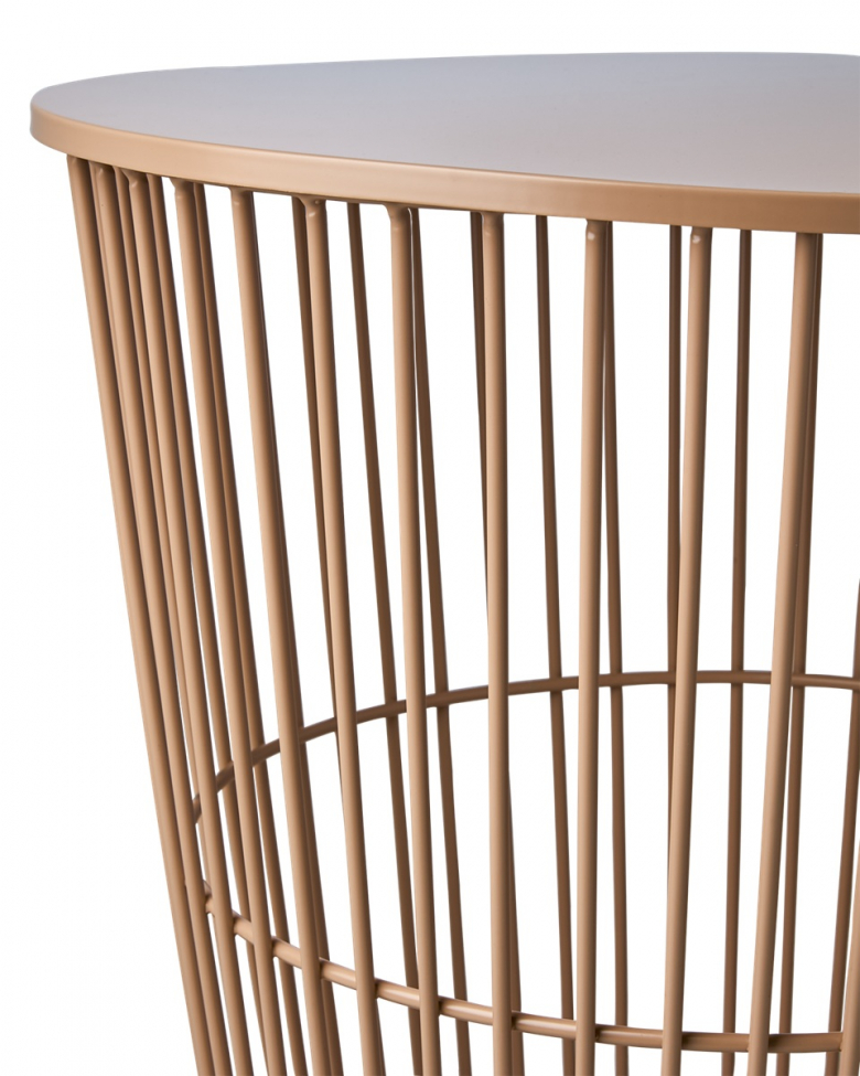 Couchtisch/Korb 'Marstrand' rund 40cm - Pfirsich