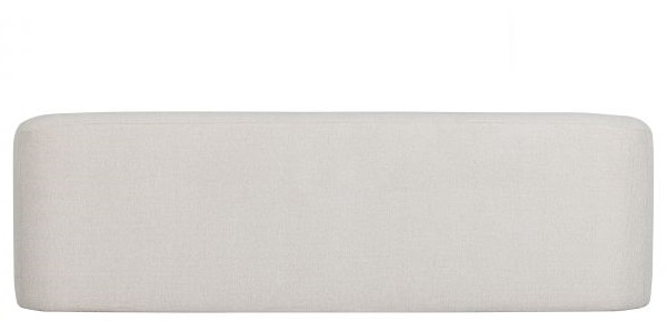 Sofa 'Sloping' - PerlWeiß