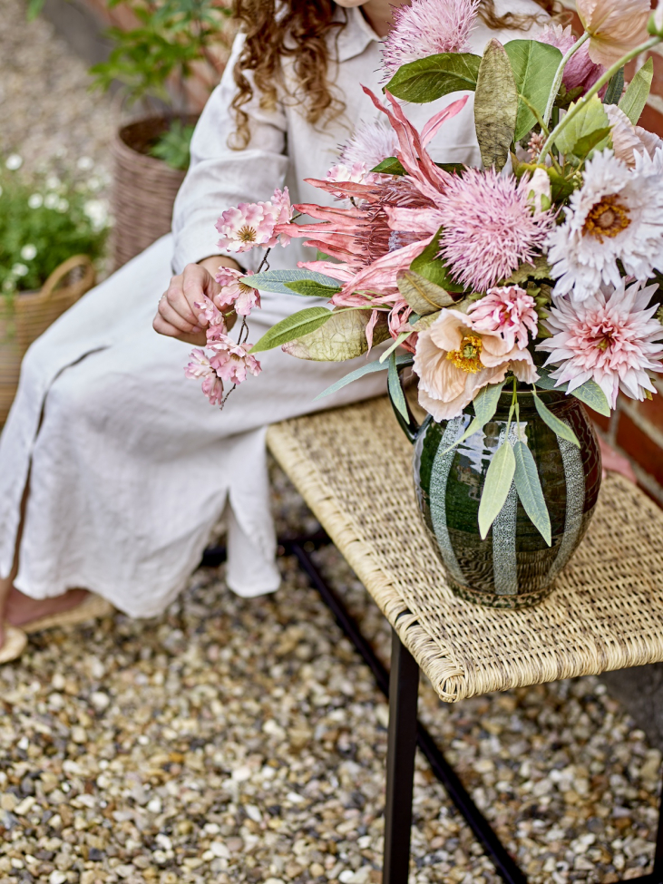 Gartenbank „Adilly“ – Natur/Rattan