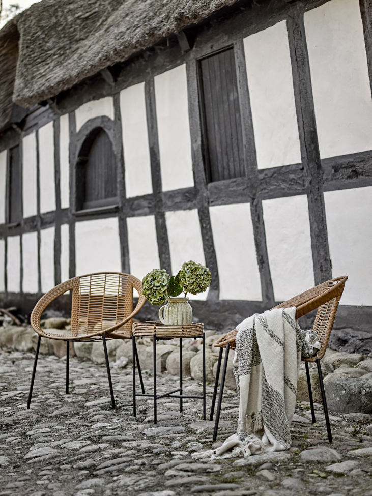 Lounge-Set „Dudine“ – Natur/Rattan