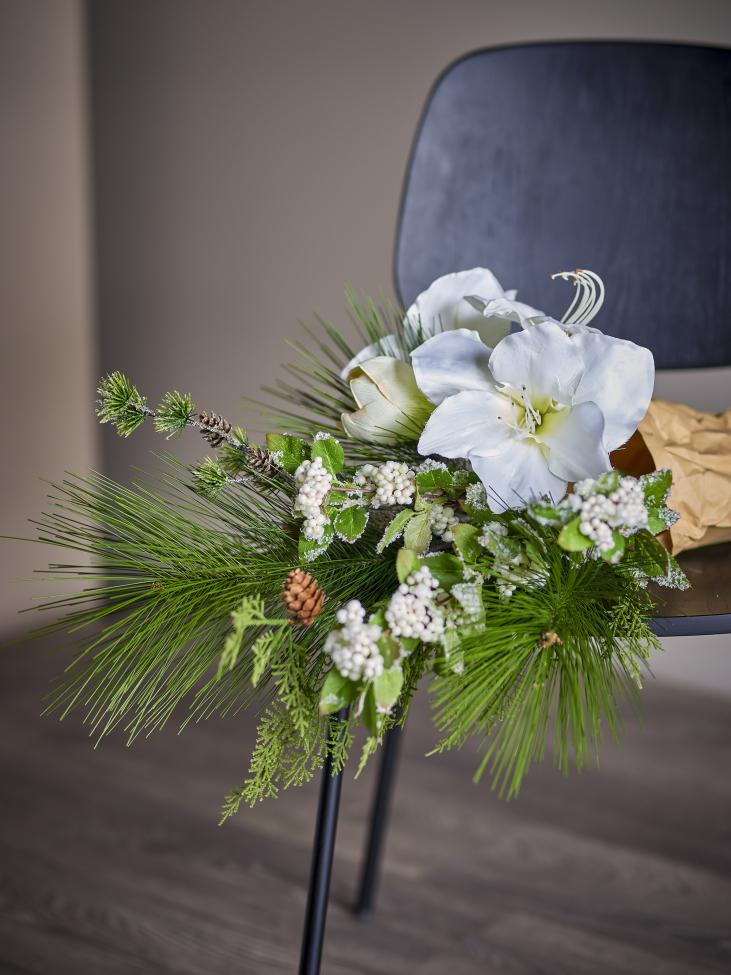 Künstlicher Blumenstrauß 'Kristin' - Weiß