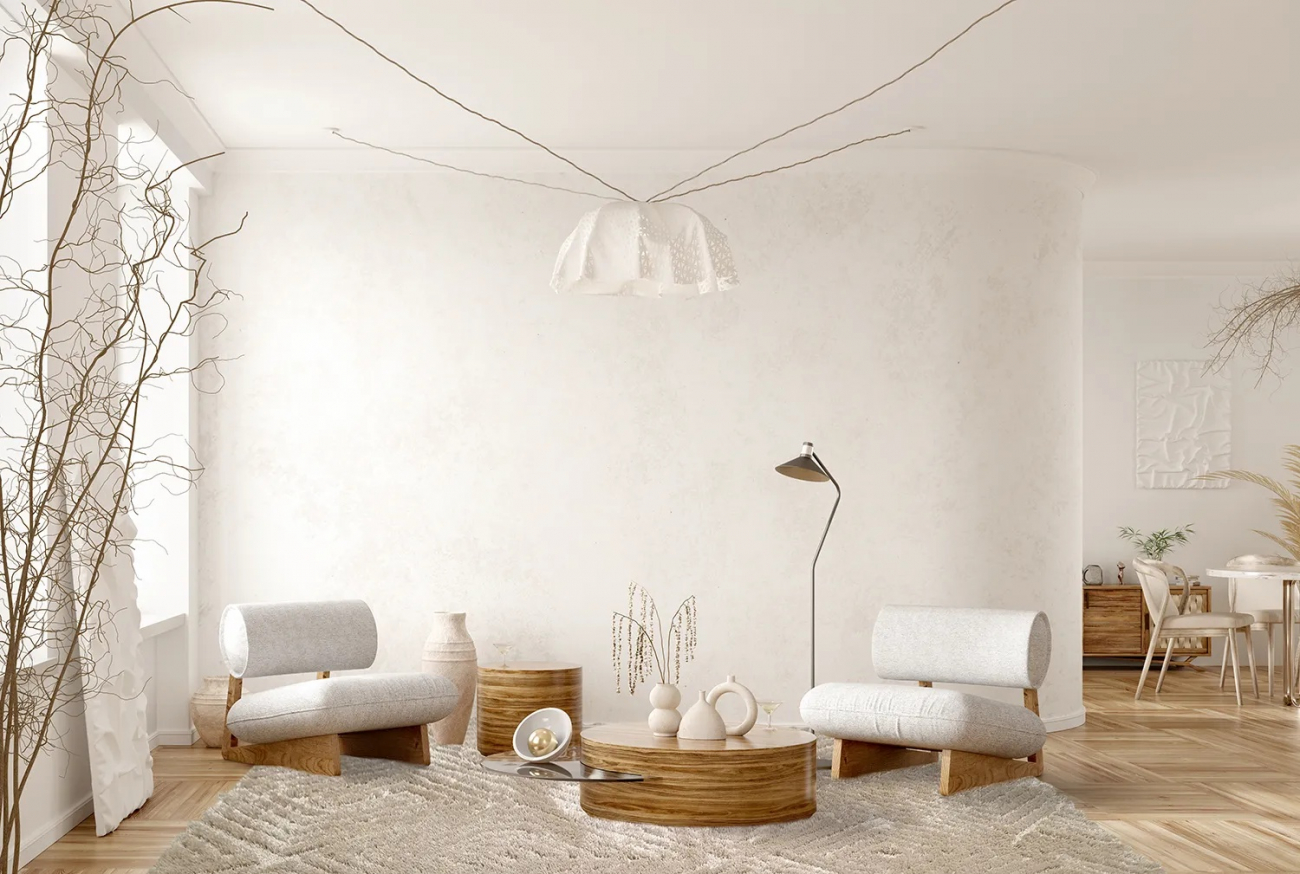 Hochflorteppich 'Monti' 120x180cm - Beige
