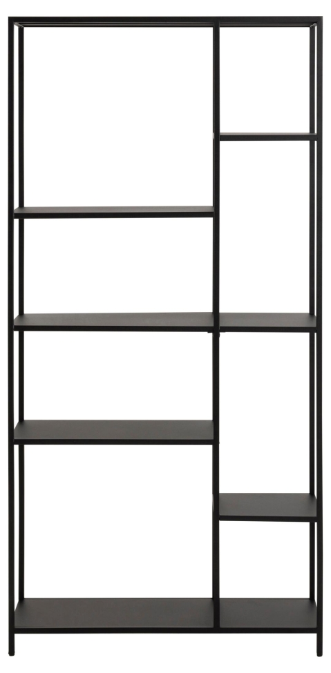 Bücherregal 'Newcastle' 165cm - Schwarz