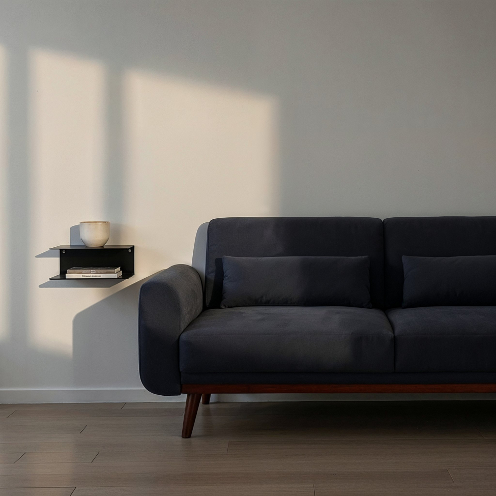 Wandregal 'Joliet' - Schwarz