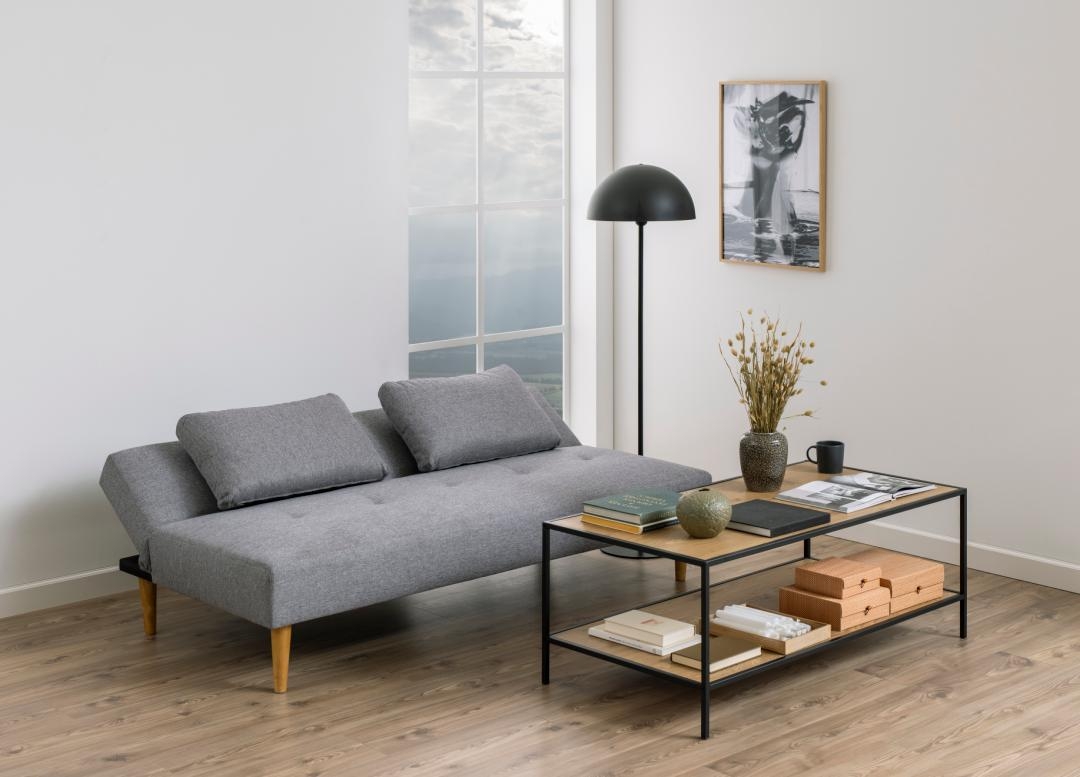 Schlafsofa 'Lucca' - Grau