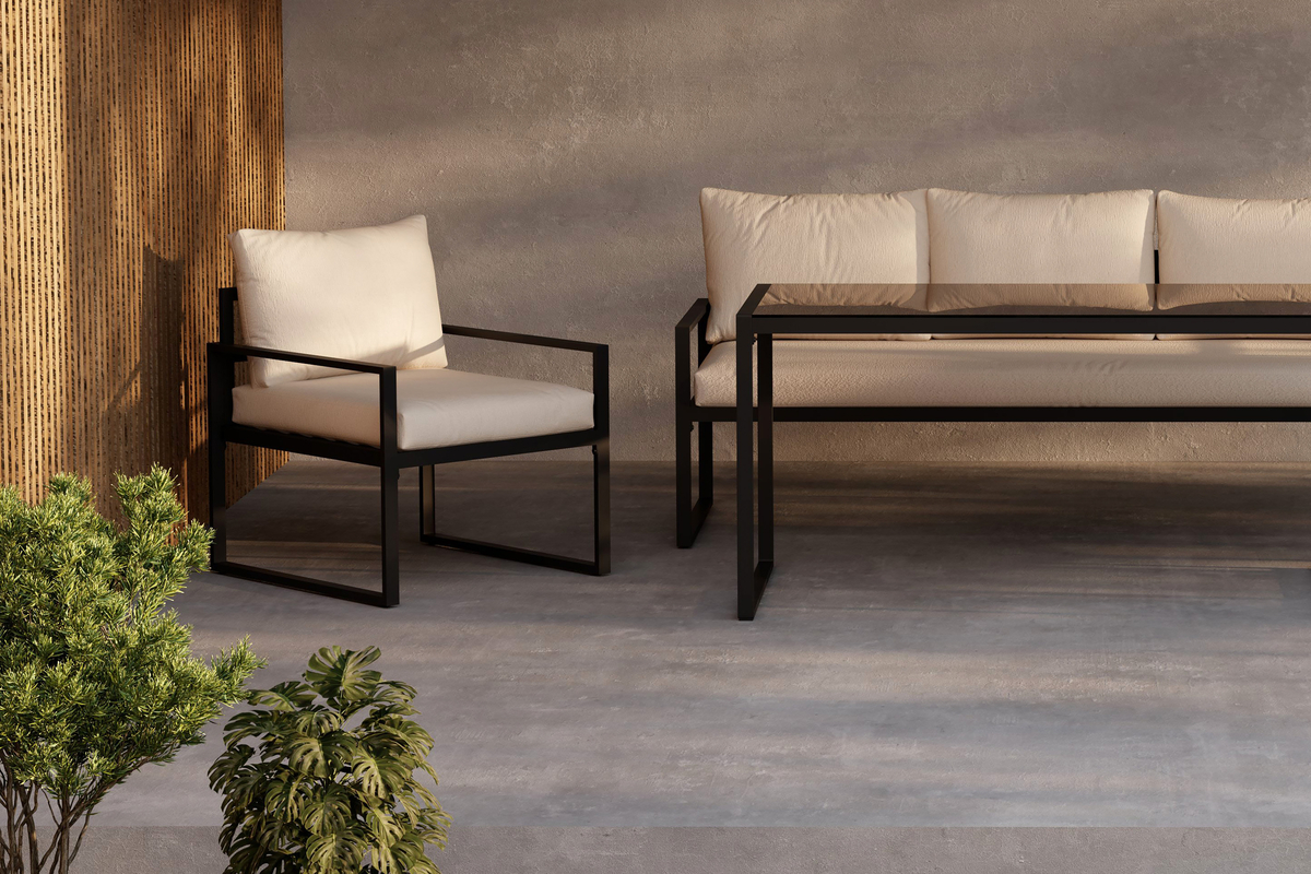 Loungeset 'Vico' - Schwarz