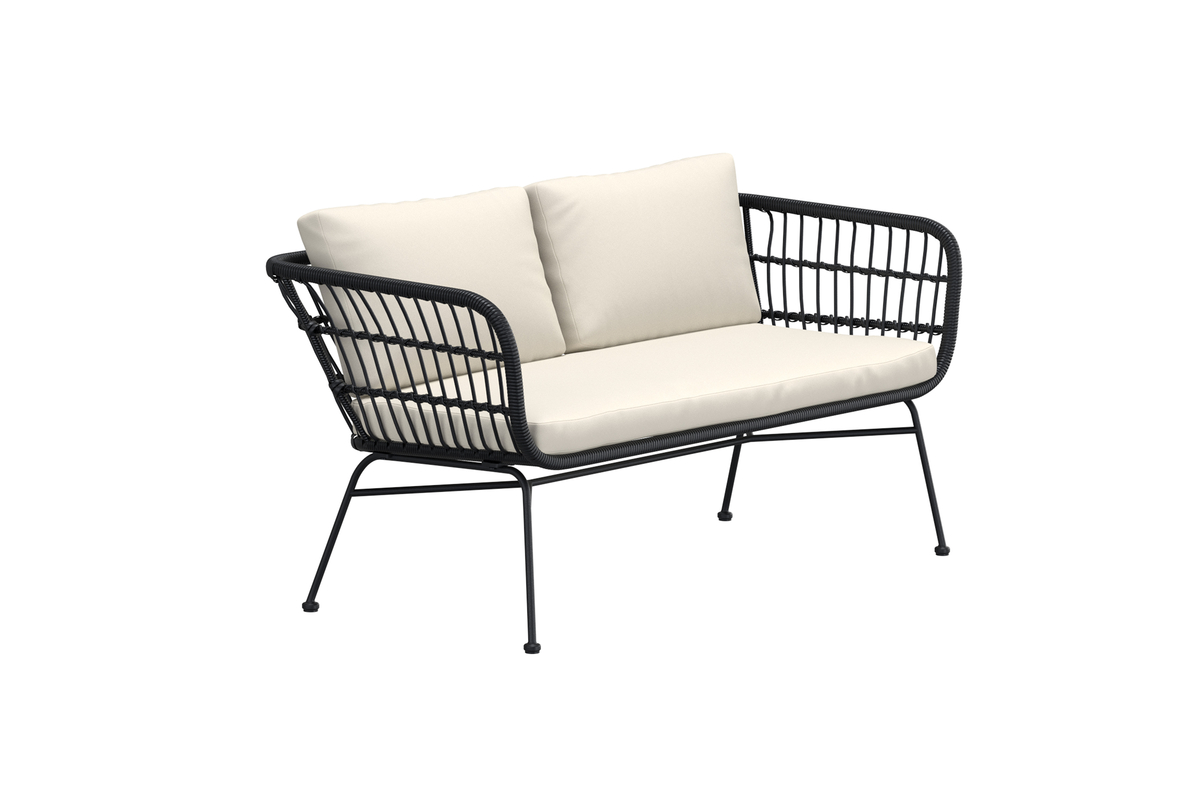 Sofa 'Isola' - Schwarz/Beige