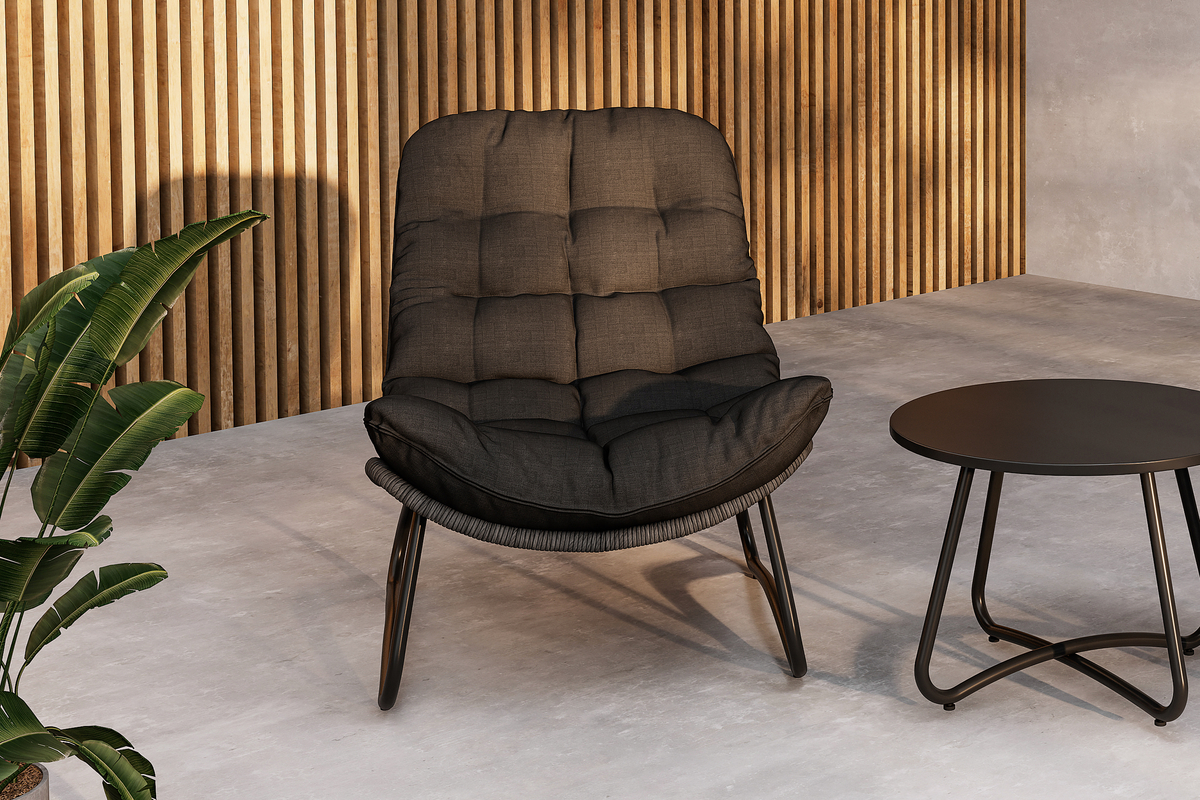 Loungeset 'Siro' - Schwarz