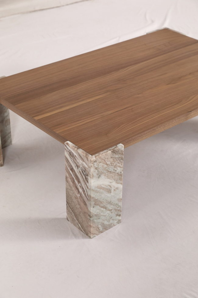 Couchtisch 'Monte' 115x75cm – Nussbaum