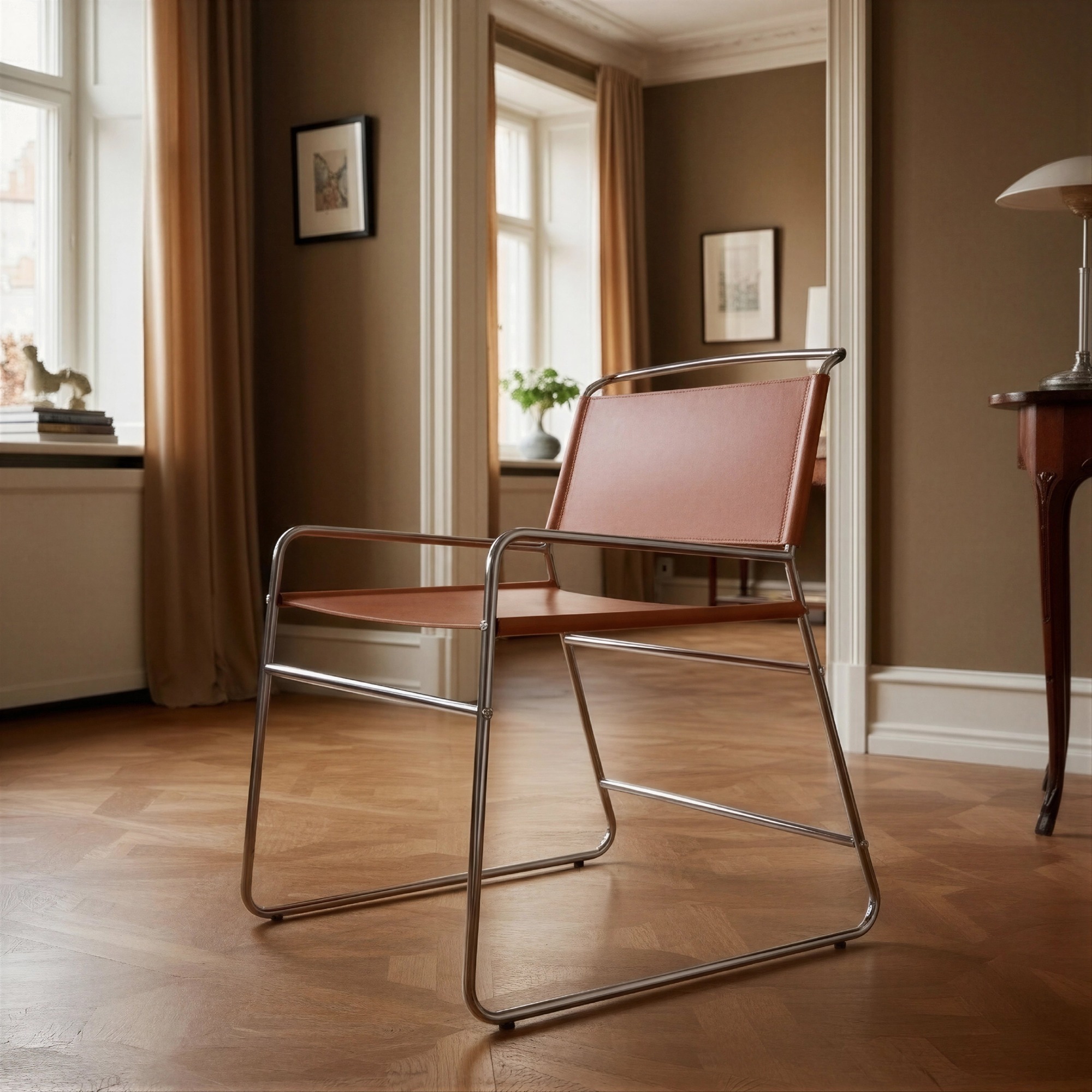 Stuhl 'Lucca' - Braun
