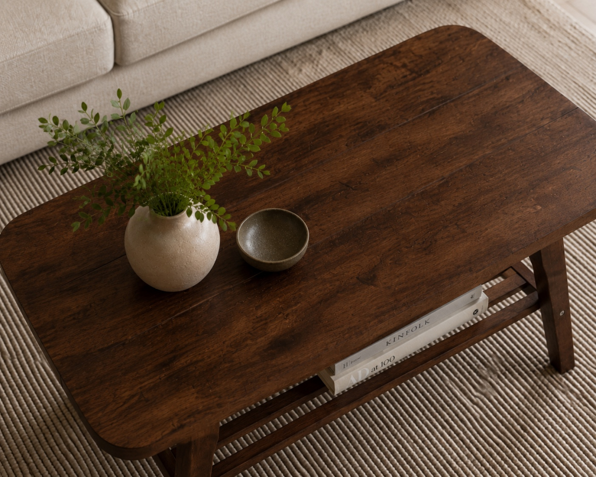 Couchtisch 'Créme'- Walnut