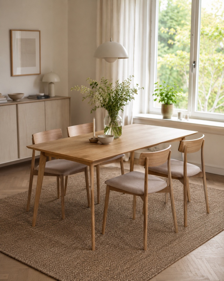 Esstisch 'Nordic' 180x70cm - Eiche