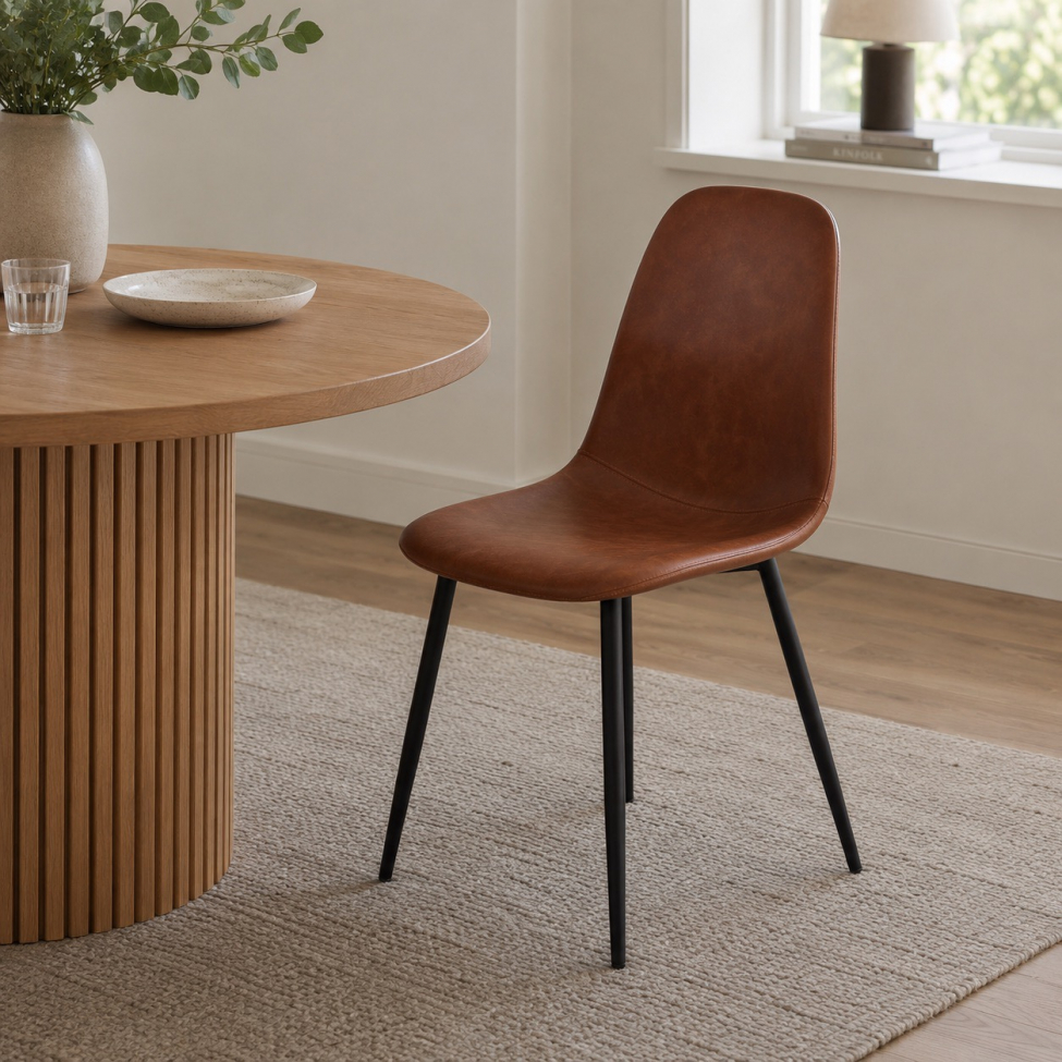 Stuhl 'Forma' - Braun
