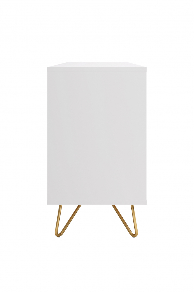 Sideboard 'Elle' - Weiß/Kupfer