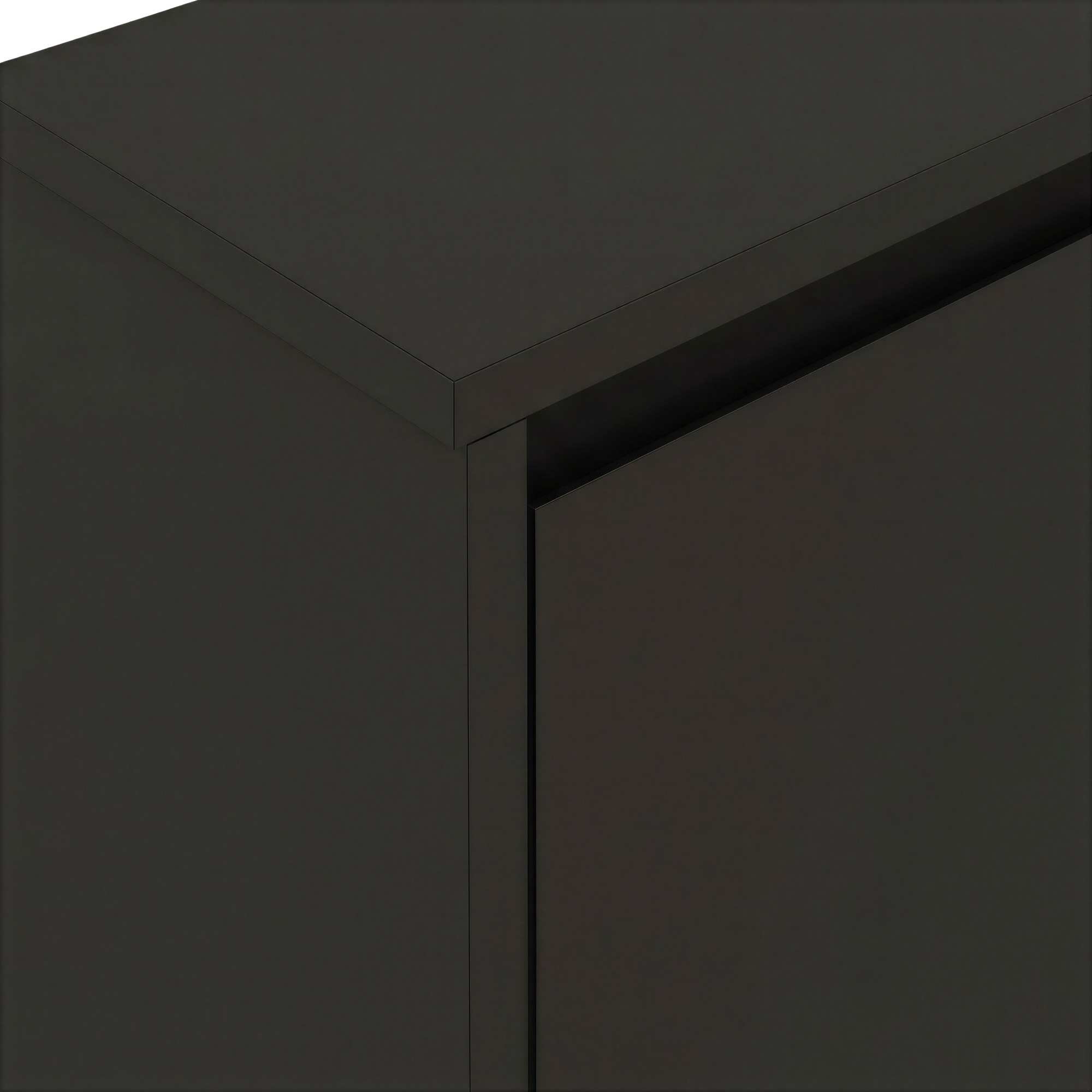 Schuhschrank 'Elle' - Schwarz/Kupfer
